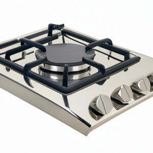 plaque de cuisson gaz blanche