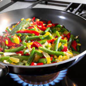 Cuisiner des Légumes Sautés Croquants avec une Plaque de Cuisson à Gaz