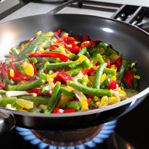 Cuisiner des Légumes Sautés Croquants avec une Plaque de Cuisson à Gaz