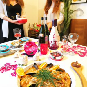 Recette de Paella Traditionnelle Cuite à la Perfection sur une Plaque de Cuisson à Gaz