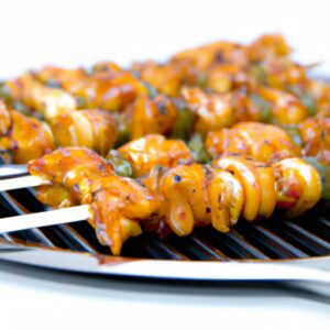 L&rsquo;Art de la Grillade sur Plaque de Cuisson à Gaz : Brochettes de Poulet Tandoori