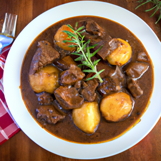 Recette de Bœuf Bourguignon Mijoté sur une Plaque de Cuisson à Gaz