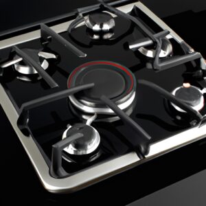 plaque de cuisson 5 feux gaz